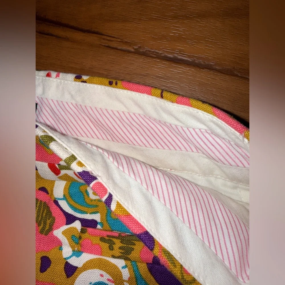 Pristine Jcrew Colorful Summer Printed Chino Shorts Size:2 - Picture 8 of 10